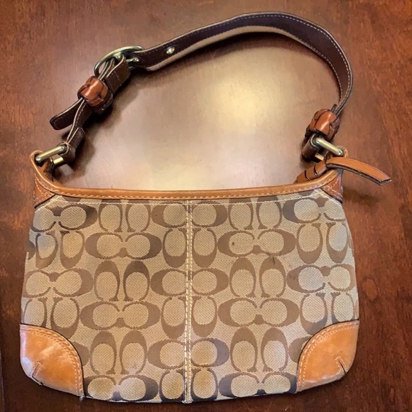 Coach Hobo Tan Purse No F0726-11430 - Picture 3 of 10